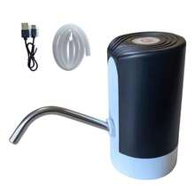 1 个 USB 可充电电动水泵，瓶装水分配器，设计紧凑优雅，安装简便，方便实用，一键操作，蓝光显示，一次充满电可泵送约 6 件 19L 瓶装水，适合家庭和户外露营使用
