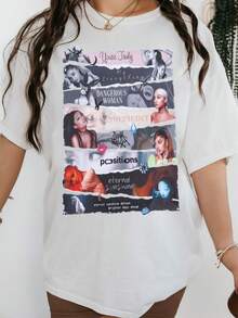 Arianagrande T-Shirt (2) - 白色 - 查看 1