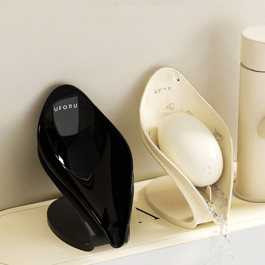 1pc Creative Draining Soap Dish - Multifunctional Bathroom Storage Box That Prevents Water Accumulation - Multicolor - View 1