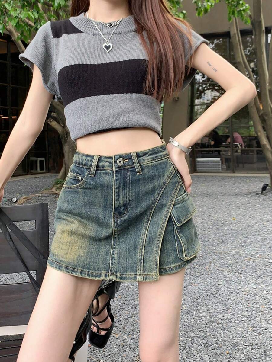 Women Shorts - Blue - View 1