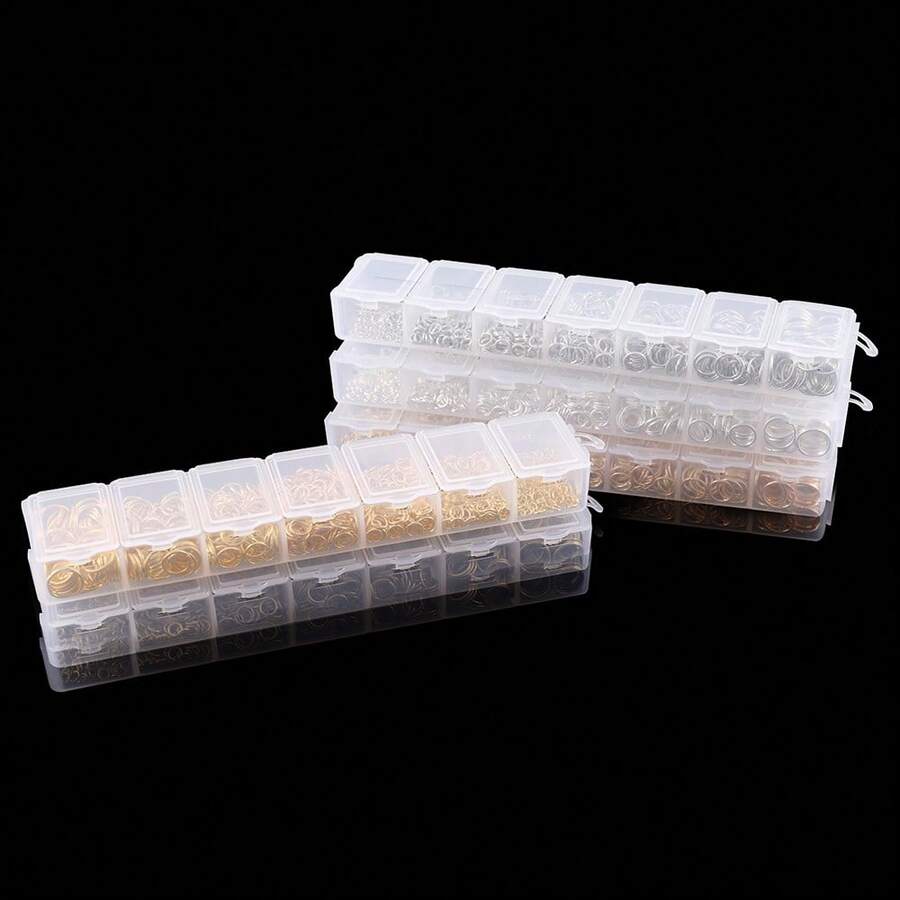 1370pcs/Box Split Ring Open Single Loops Jump Rings Connectors For DIY Jewelry Making Findings Accessories - 1370/box Jump Rings - View 1