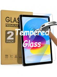 ZYSHI 2pcs High Definition Tempered Glass Screen Protector, Compatible With IPad Pro Mini 1/2/3/4/5/6/7/8/9/10/A16 12.9 10.2-10.5 9.7 10.9 11 Inch - Clear - View 21