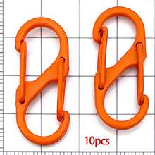 10pcs Candy-Colored Spring Clasps Letter S Buckle Lobster Hooks Connectors For DIY Necklace Bracelets Jewelry Making Fashion Accessories - Multicolor - View 21