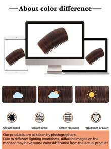 1pc Fluffy Hair Pad, Voluminous Hairstyle Tool, Invisible Hair Curler, Puff Hair Scrunchie Styling Tool, DIY Hairstyle - Women Hair Accessories, Home Beauty Women Accessories Gift, Hair Styling Set, Salon Beauty Travel Essential, Hair Styling Tool, Christmas Stocking Stuffer, Women Christmas Stocking Stuffer, Christmas Gift, Gift, Christmas Stocking Stuffer, Women Gift - Multicolor - View 6