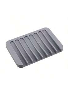 1pc Silicone Soap Draining Rack Soap Dish Soap Holder Soap Pad Soap Tray Soap Storage Rack Dishwashing Sponge Draining Rack Soap Anti-Slip Pad Liquid Soap Pad Bath Lotion Shampoo Holder Soap Drain Rack, Bathroom/Kitchen Storage Rack, Both For Bathroom And Kitchen - Multicolor - View 13