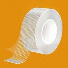 纳米胶透明双面胶带纳米胶强力粘性无痕高粘度丙烯酸纳米胶带可重复使用防水胶带墙贴强力粘性汽车浴室厨房家居派对气球固定，家用工具，家居装修工具，五金，胶带，工具，实用工具。 - 彩色 - 查看 5