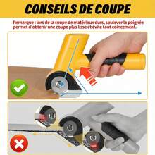 Electric Rotary Cutter With 4V Rechargeable Battery, LED Display For Cardboard, Paper, Leather, Carpet & DIY Crafts - Orange - View 6