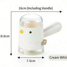 1个卡通小鸟调味瓶，精准定量，厨房必备盐瓶，防尘防潮，适用于汤、烹饪、出租房、单身人士、宿舍、多人家庭 - 彩色 - 查看 8