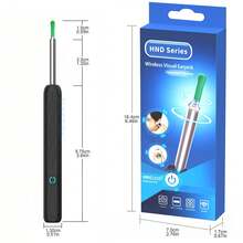 NATFIRE 这款无线智能洁耳器配备摄像头、耳垢清除功能、WiFi连接、6颗LED灯和5个硅胶耳勺，兼容、iPad和安卓设备。它适合居家清洁、旅行、婚礼、派对、生日等场合，也是送给父母和朋友的趣味新年礼物。