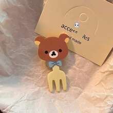 1pcs Hair Clips For Kawaii Relax Bear Hairpin Women Bangs Fashion Headwear Hairs Ornaments - 1pcs-F - 查看 11