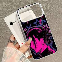 Funda de espejo con diseño de estrellas y corazones neón. Funciona como espejo y es compatible con  17,  16 Pro Max,  15 Pro Max,  13 y  12. Fabricada en TPU, ofrece una protección excepcional contra golpes y caídas. Un regalo ideal para familiares y amigos, perfecto para cumpleaños, aniversarios o simplemente para demostrar tu cariño. - Plateado - Ver 5