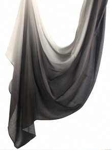 1pc Women's Ombre Print Headscarf, Soft & Breathable, Suitable For Hijabi Outfit, Daily Robe Outfit - Multicolor - View 10