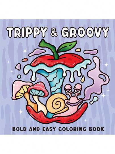 Groovy Bold And Easy: 1 Adult & Teen Coloring Book, Featuring Super Cute Animal Characters, Simple & Easy Designs, Adorable Patterns, Relaxing & Stress-Relieving, Ideal Learning Supplies. Back-To-School Gift For Boys & Girls, School Supplies