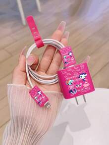 Official Licensed My Little Pony Luxury Design Phone Case + Charging Cable + Adapter Set, Compatible With IPhone 16/16 Pro/16 Plus/16 Pro Max, 17/17 Pro/17 Pro Max, 15/15 Pro/15 Plus/15 Pro Max, 14/14 Plus/14 Pro Max, 13/13 Pro/13 Pro Max, 12/11/X/XR/XS Max, Cute Phone Protective Cover