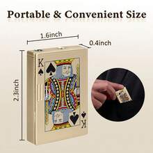 Poker-Style Jet Flame Lighter - Powerful Torch Flame For Camping, Hiking, Smoking, And Everyday Carry - Refillable Butane Outdoor Lighter - Vàng - Xem 6