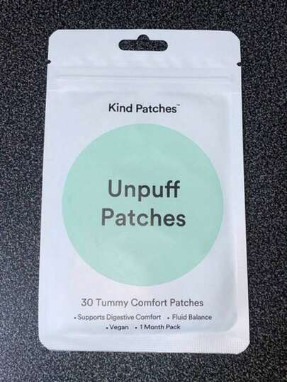 Kind Patches Unpuff Patches (30 Ct) Tummy Digestive Comfort Fluid Balance Vegan