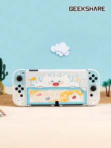 GeekShare 1pc BOBO Cat Protective Case Compatible With Nintendo Switch OLED - Multicolor - View 2