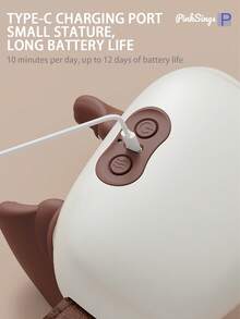 PinkSings USB Wireless Electric Massager, 6D Hand Simulation Massage - Wireless Neck & Shoulder Massager, 6D Hand Simulation Massage, USB Powered