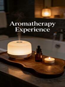 造型独特的木质托盘，高档浴室收纳托盘，浴室木托盘，厨房收纳，家居装饰，化妆品收纳托盘，浴缸木托盘，适合存放香水、蜡烛、香皂、珠宝等，是斋月、情人节和新年理想的礼物。 - 棕色 - 查看 5