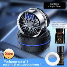 1pc Solar Powered Car Fragrance Diffuser, Car Interior Decor Accessories, High-End Ornament For Dashboard (Fragrance Bottle Randomly Sent, Won't Affect Usage) - one-size - View 14