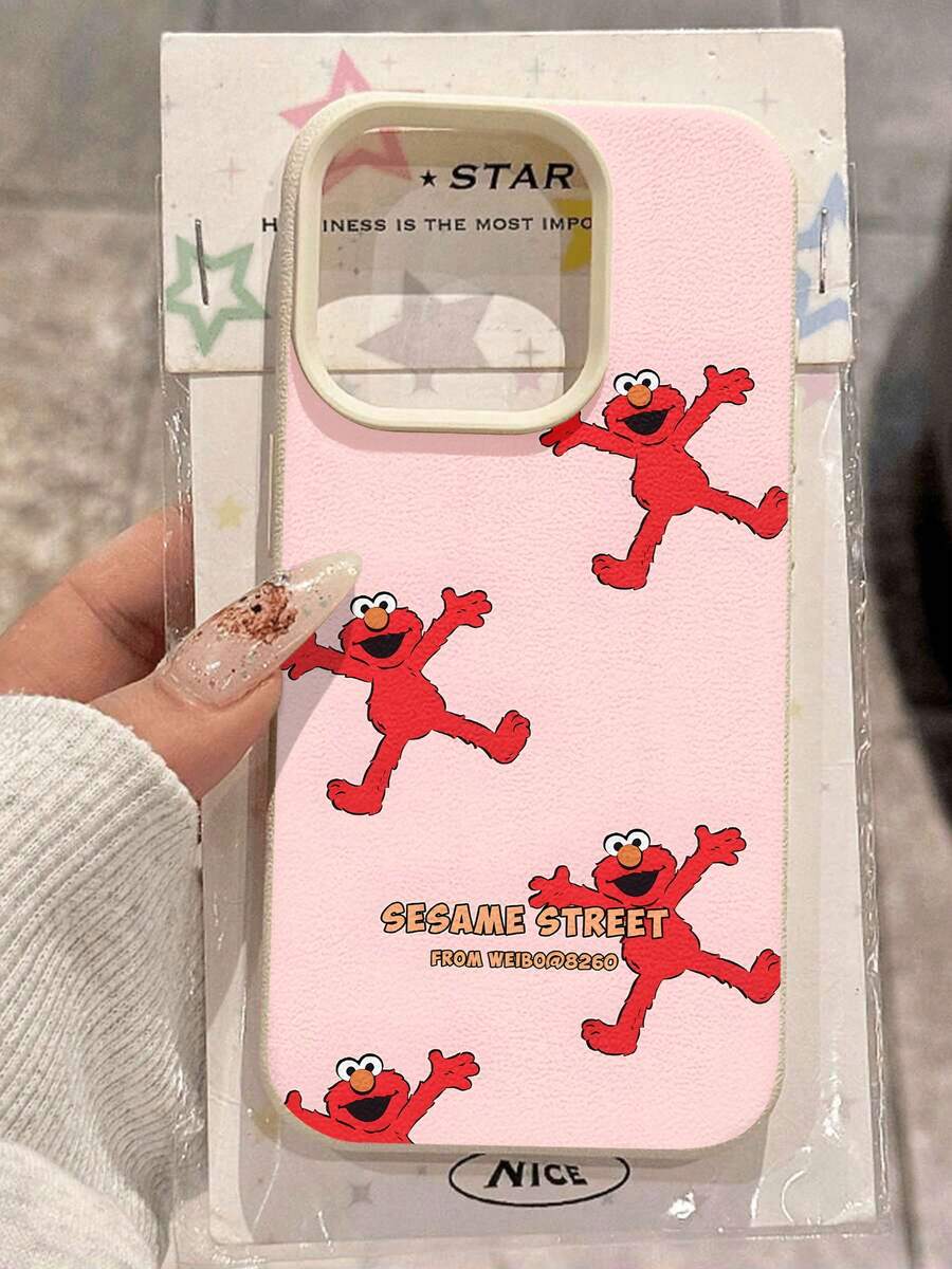 Estuche para teléfono Elmo Fun Action Compatible con estuches para teléfonos 17 16 Pro Max 15 Pro Max 13 y 12 Duradero, a prueba de golpes y elegante Una excelente opción para familiares, amigos, seres queridos, novios/novias y regalos de Navidad y Año Nuevo - Blanco - Ver 1