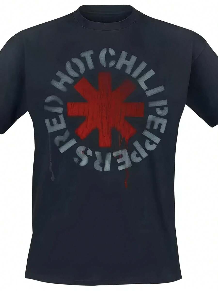 Red Hot Chili Peppers Band Peheral Pattern Printing Summer Luxury Brand Cotton 's And Wo's T-Shirts Short Sves - 款式15 - 查看 1