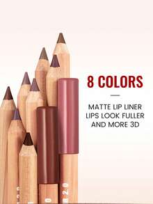 Pudaier Pensil Bibir Matte 2.0 - Tahan Air, Tahan Lama, Tidak Lengket, Warna Berry untuk Semua Jenis Kulit - Hadiah Makeup Sempurna untuk Wanita - #04 - View 4