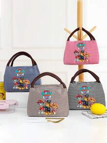 Paw Patrol 1 túi đựng cơm trưa, dung tích lớn, bền chắc, thích hợp cho du lịch, cắm trại, ăn trưa ở trường, quà Giáng sinh, Halloween, sinh nhật (Kiểu khóa kéo ngẫu nhiên) - Nhiều màu - Xem 1