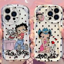 Sexy Girl-Bettys Case For 16 E 15 Pro Max 14 13 12 Mini 11 Pro Max XS X 8 7 Plus Soft Silicone Shockproof Covers Funda.Christmas Accessories.Phone Cases Ldeal Holiday Present 1 Hot Selling Item Custom Phone Case Great For Holiday Parties 15 Case Clear Phone Case 16 Promax Case  Case New Year Special Offer Valentine's Day Gifts 16 Case Holiday Limited Edition Case Waterproof Anti-Fall Scratch Resistant Valentine's Day Gift Giving Holiday Special Offer - 3 - View 1