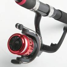 Set di canne da pesca, 45 pezzi, set completo da pesca per bambini, canna da pesca telescopica con mulinello ed esca, canna da pesca da 1,8 m, con custodia per il trasporto, rosso - Rosso - Visualizzare 6