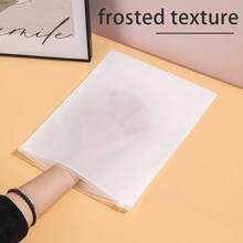 50-Pack White Frosted Transparent PE Zipper Bags – Self-Sealing Storage Packaging Pouches For Clothing With Bone Slider Closure For Moth Protection - Double Layer Thickness 0.00244" /0.062mm/2.4409mil/6.2c - 50 White Packaging Bags - View 6