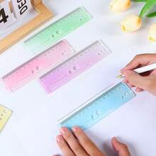 Random Simple Ruler, Suitable For Back To School, Training Courses, Office Drawing And Measurement, Stationery And Student Supplies, Valentine's Day Gifts And Other Occasions