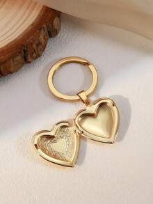 Personalized Photo Heart-Shaped Keychain, Customized Engraved Keychain, Retro Heart-Shaped Keychain, Photo Keychain, Memorial Keychain, Customized Love Photo Keychain, Pet Photo Keychain - Fashionable, Minimalist, Unique Personalized Gifts, Suitable For Christmas, Valentine's Day, DIY Birthday, Anniversary, Couples, Mother's Day, Wedding, Bridesmaid, Party, New Year, Best Friend Gifts - Multicolor - View 7