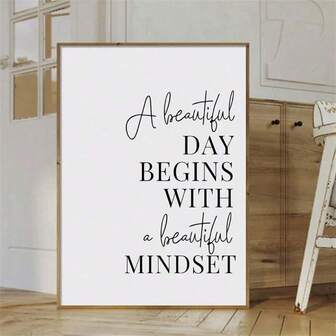 1Pc Inspirational Wall Art Women Quotes About Life Motivational Office Decor Women Office Wall Art Print Women Inspirational Quote Minimalist,Optional Frame