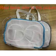 Double-Compartment Bra Wash Bag: Made Of Fine And Dense Mesh Material, The Double-Zone Design Is Used To Isolate Lingerie, Avoid Tangling And Deformation During Washing, And Protect The Shape And Fabric Of Clothes. It Is Compatible With Washing Machine Washing And Hand Washing Scenarios, And Can Also Be Used To Store Lingerie. It Is Suitable For Home Washing, Business Trip Portable Storage And Other Scenarios.