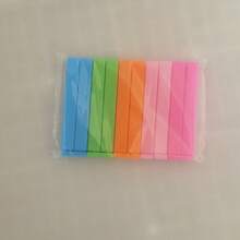 16/12个装食品袋封口夹，多功能可重复使用食品保鲜夹，适用于各种塑料袋和零食袋、厨房收纳袋和储物袋，厨房配件，颜色随机，包装随机 - 彩色 - 查看 15