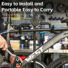 Floor Standing Bicycle Maintenance Rack, Hanging Rack, Parking Rack, Mountain Bike, Road Bike, Trailer Rack, Adjustable