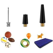 Bike Valve Adapter For Presta Schrader Valves With Extension Air Tube And Needle Inflation Set For All Bike Ball Pumps And Inflatable Equipment - 黑色的 - 查看 5