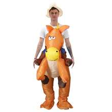 1件充气马戏服，适合身高1.5-2米，包含充气泵（不含电池） - 彩色 - 查看 10