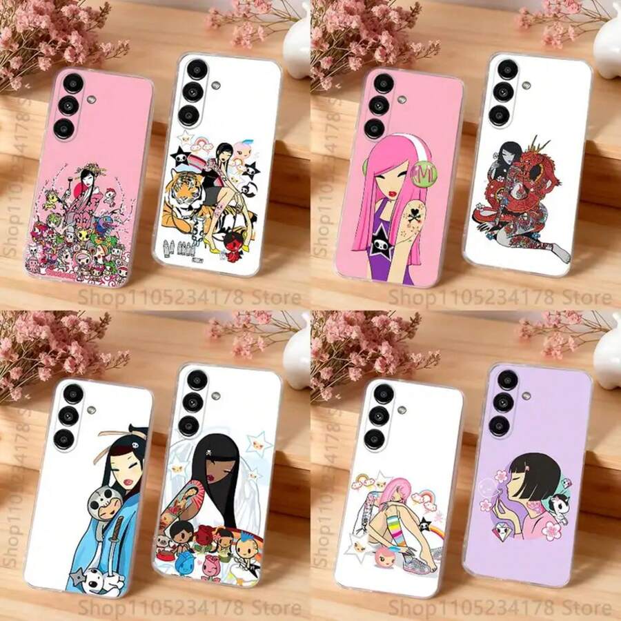 T-Tokidokis Japan Girl Transparent Space Case Compatible With IPhone 17/16/15/14/13/12/11/Air/Pro/ProMax And Galaxy S21/S22/S23/S24/S25 Plus Fe Ultra, And Galaxy A13/14/15/16/54/35 Series, Highly Popular Funny And Quirky Patterns, Playful And Cute Characters, Classic Fashion Phone Case, Professional Anti-Drop And Anti-Fingerprint Durable Phone Case, Playful And Cute Phone Case, Super Cute Phone Case, Women's Phone Case, Men's Phone Case, Great Gift Choice - z6 - Xem 1