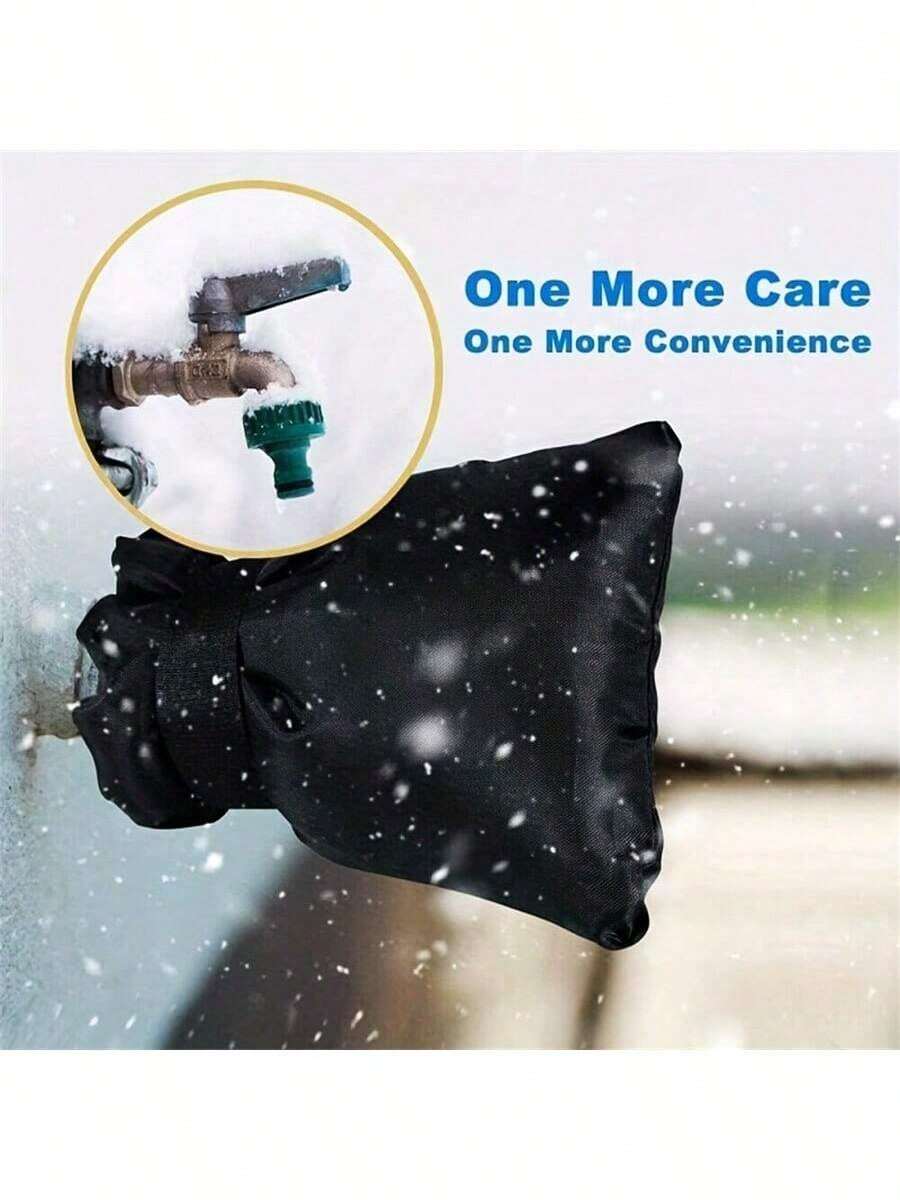 1pc Outdoor Water Faucet Cover For Winter Freeze Protection Pipe Insulation Insulated Spigot Backflow Cover - Multicolor - View 1