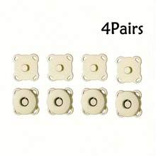 20pcs/4pcs/10pcs DIY Magnetic Buttons, Cartoon Magnetic Invisible Buttons For Sewing, Clover Magnetic Buttons, Sewing Buttons, Metal Invisible Sewing Buttons, Wallet Clasp Fasteners, DIY Craft Package Wallet Clasp Accessories Replacement, Backpack Handbag, Bag Accessories Wallet Clasp Wallet Clasp, 14mm Craft Knitting Button Set, Magnetic, Sewing, Craft, Wallet, Bag, Clothing, Sewing Cartoon Magnetic Buttons, DIY Buttons