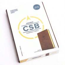CSB Compact Bible Value Edition Brown Leathertouch - como en la foto - Ver 6