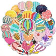 50 Pcs Dreamy Hot Balloon Stickers, 1.96 - 3.15inch Cartoon Fairy Tale Decorative Stickers, Self - Adhesive Scrapbooking, '' Room Decoration, Party SetupHot Balloon - Hot Air Balloon - View 8
