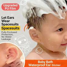 20/40pcs - Baby Waterproof Ear Covers - Shower, Bath And Swimming Ear Protectors, Transparent Plastic Ear Covers, Suitable For Children And Teenagers