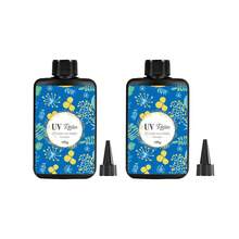 400g High Transparency UV Crystal Resin, Quick Drying UV Resin Hard Glue For Handmade DIY Jewelry, UV Curing Glue