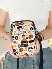 赛车手斜挎包 赛车迷礼物 好吧，你有什么损失？你有天赋吗？单肩包 赛车周边 - 彩色 - 查看 3