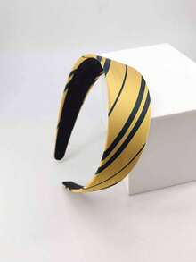 1/4pcs Striped Casual Polyester Magical World Headband, Suitable For Daily Wear,Festival,Party - Multicolor - View 5