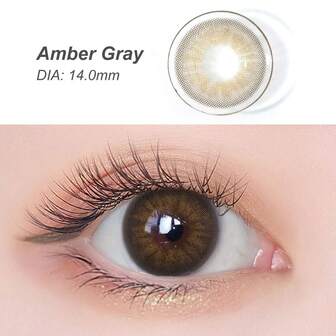 Yellow Colored Contact Lenses, Natural Yellow Pupils, Eye Makeup, High-Quality Yellow Contact Lenses, Fashionable Makeup Yellow Lenses, Everyday Beauty, Iris Makeup, Suitable For Dating Or Daily Wear, Halloween Costume Cosplay