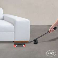 Heavy Furniture Lifter Lifting Easy Moving Slider Mover Tool Set Caster Roller - Black - View 11